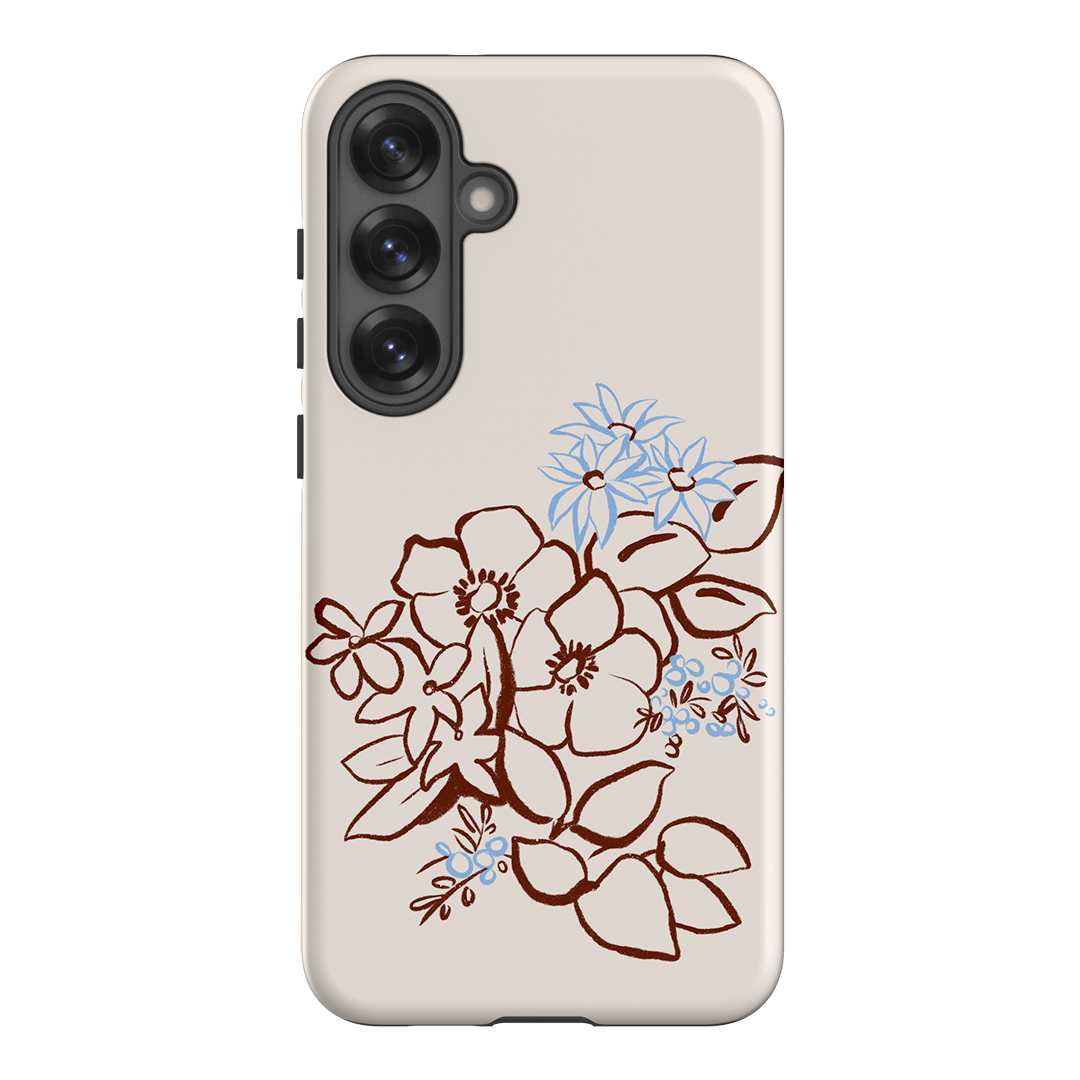 Cream Posy Printed Phone Cases Samsung Galaxy S25 Plus / Armoured by Typoflora - The Dairy