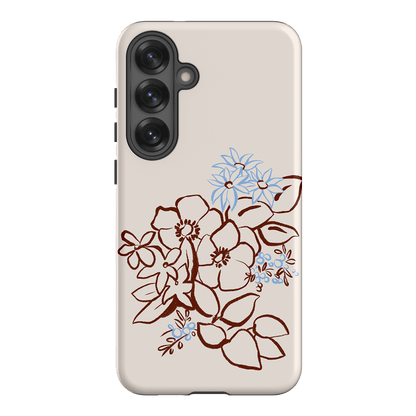 Cream Posy Printed Phone Cases Samsung Galaxy S25 Plus / Armoured by Typoflora - The Dairy