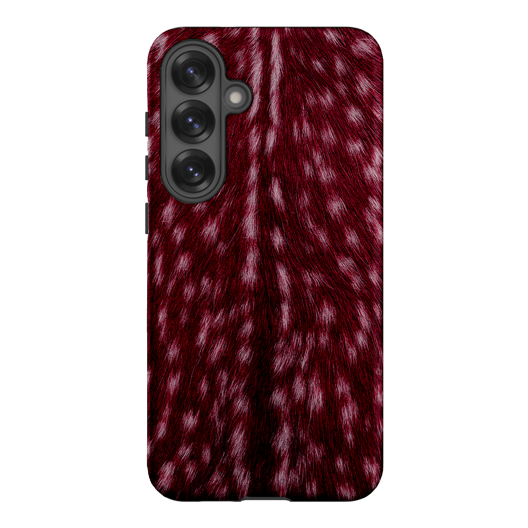 Fawn Burgundy Printed Phone Cases Samsung Galaxy S25 Plus / Armoured by The Dairy - The Dairy