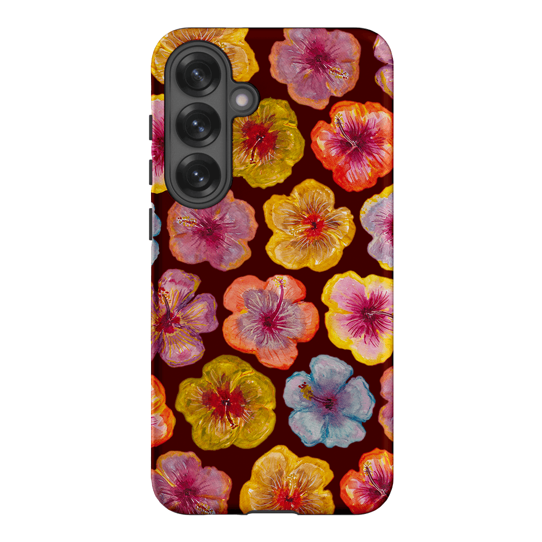 Hibiscus Holiday Rouge Printed Phone Cases Samsung Galaxy S25 Plus / Armoured by BG. Studio - The Dairy