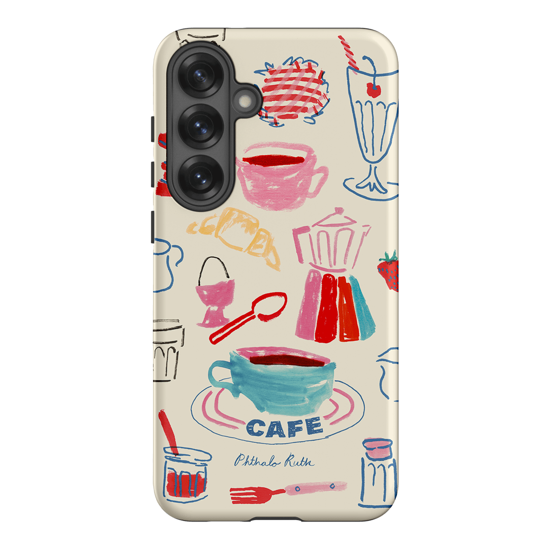 Home Cafe Printed Phone Cases Samsung Galaxy S25 Plus / Armoured by Phthalo Ruth - The Dairy