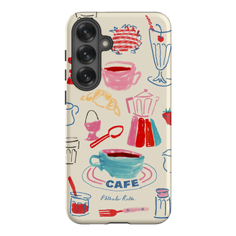 Home Cafe Printed Phone Cases Samsung Galaxy S25 Plus / Armoured by Phthalo Ruth - The Dairy