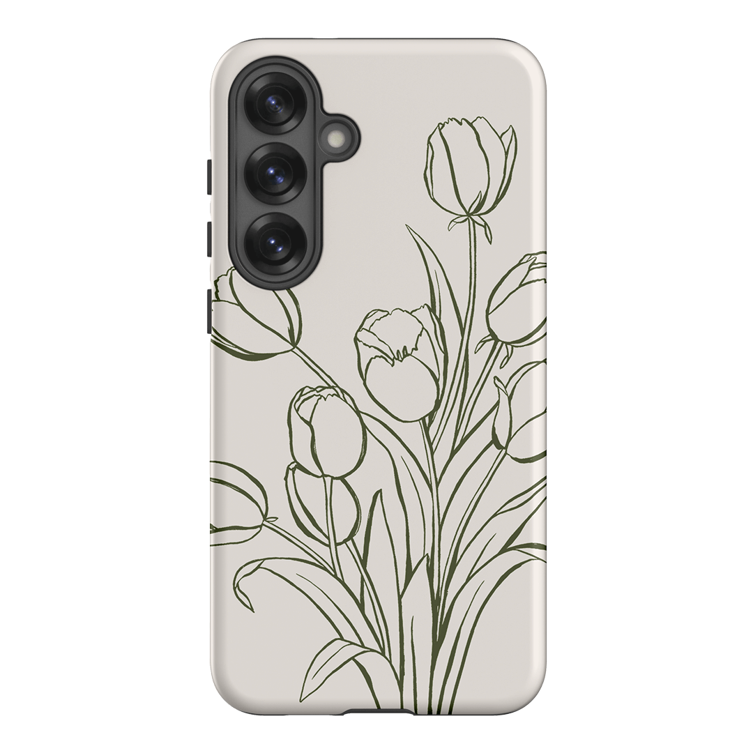 Inked Tulips Printed Phone Cases Samsung Galaxy S25 Plus / Armoured by Typoflora - The Dairy