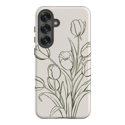 Inked Tulips Printed Phone Cases Samsung Galaxy S25 Plus / Armoured by Typoflora - The Dairy
