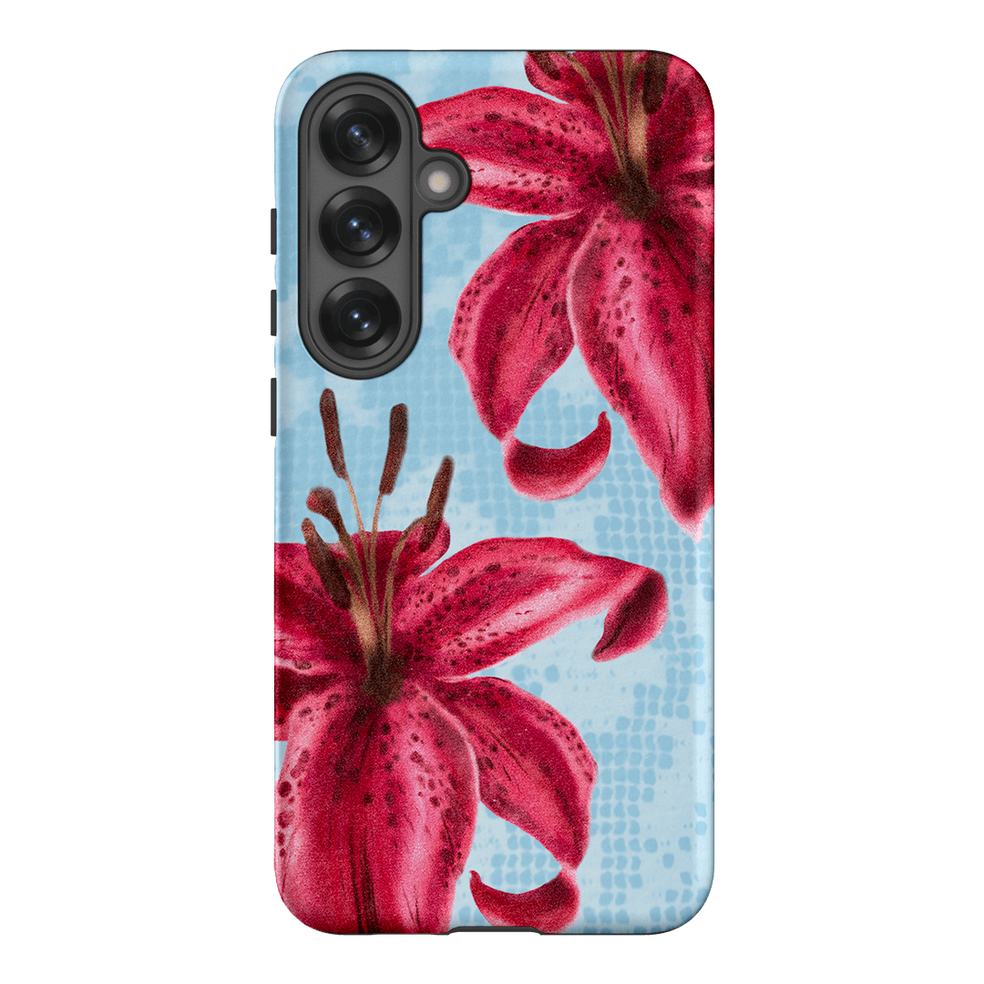 Lillies Printed Phone Cases Samsung Galaxy S25 Plus / Armoured by Sally Hungerford - The Dairy