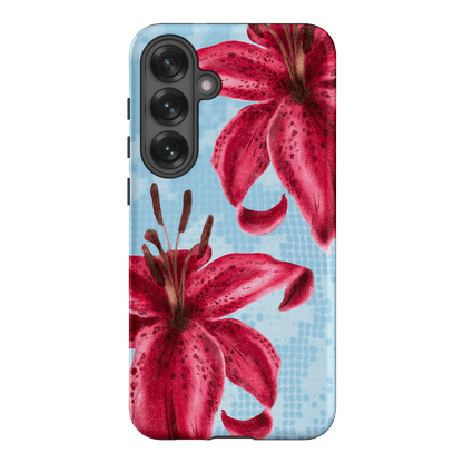 Lillies Printed Phone Cases Samsung Galaxy S25 Plus / Armoured by Sally Hungerford - The Dairy