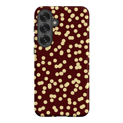 Mini Confetti Burgundy Butter Printed Phone Cases Samsung Galaxy S25 Plus / Armoured by Veronica Tucker - The Dairy