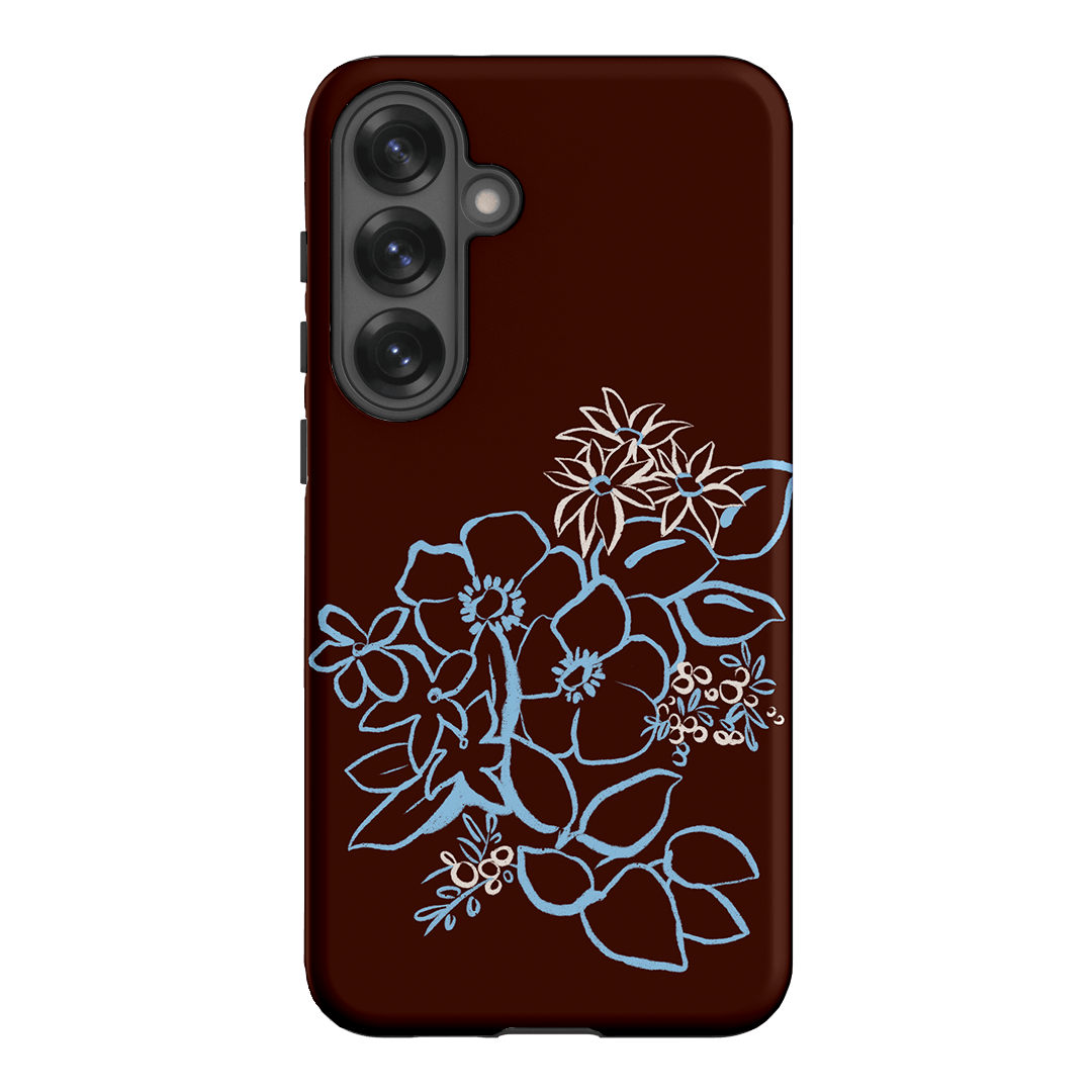 Mocha Posy Printed Phone Cases Samsung Galaxy S25 Plus / Armoured by Typoflora - The Dairy