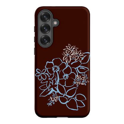 Mocha Posy Printed Phone Cases Samsung Galaxy S25 Plus / Armoured by Typoflora - The Dairy