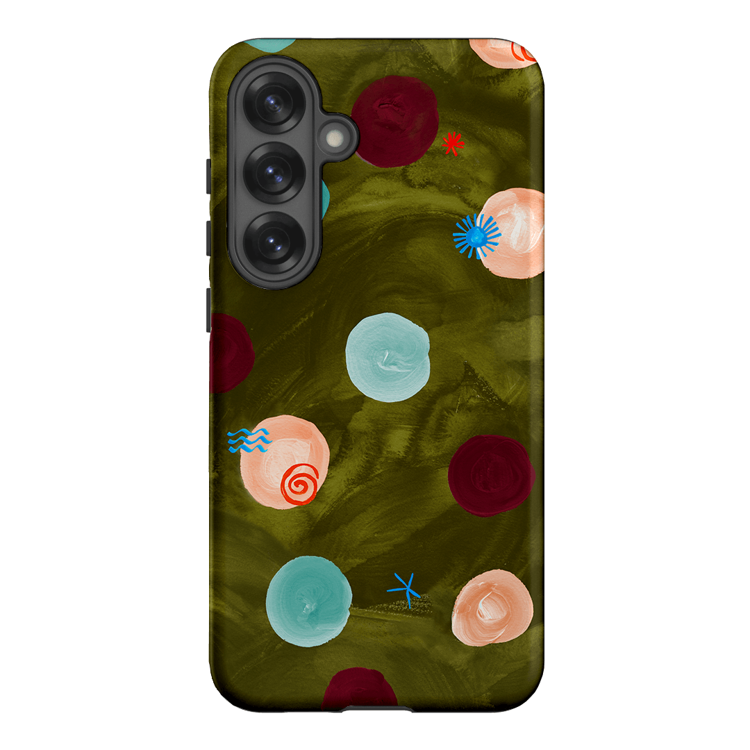 Olive Spot Printed Phone Cases Samsung Galaxy S25 Plus / Armoured by Charlie Taylor - The Dairy