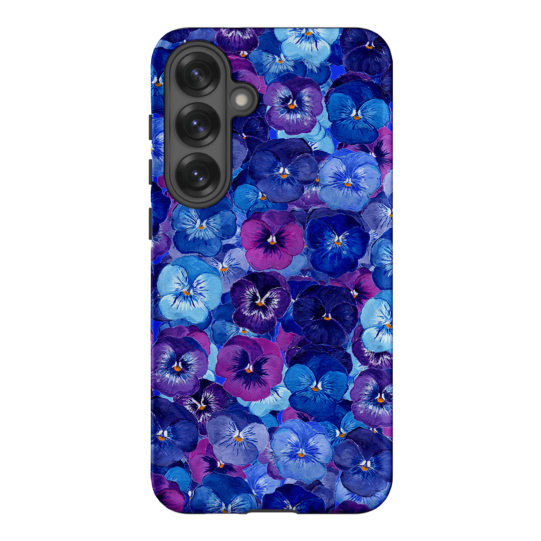 Pansy Jumble Printed Phone Cases Samsung Galaxy S25 Plus / Armoured by Kayla Henley - The Dairy