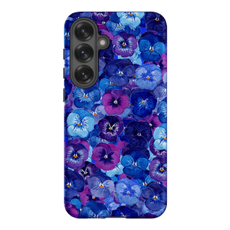 Pansy Jumble Printed Phone Cases Samsung Galaxy S25 Plus / Armoured by Kayla Henley - The Dairy