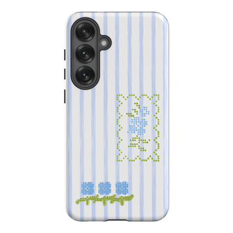 Patchwork Blue Printed Phone Cases Samsung Galaxy S25 Plus / Armoured by Kayla Carr - The Dairy