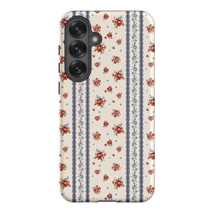 Rose Stripe Printed Phone Cases Samsung Galaxy S25 Plus / Armoured by Kasiags Art - The Dairy