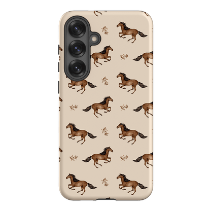 Running Horse Printed Phone Cases Samsung Galaxy S25 Plus / Armoured by Kasiags Art - The Dairy