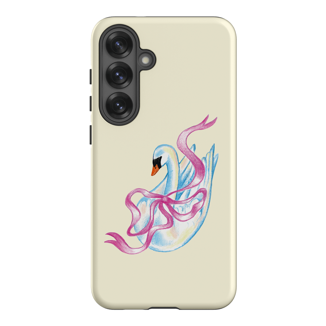 Satin Swan Printed Phone Cases Samsung Galaxy S25 Plus / Armoured by Femke Studio - The Dairy
