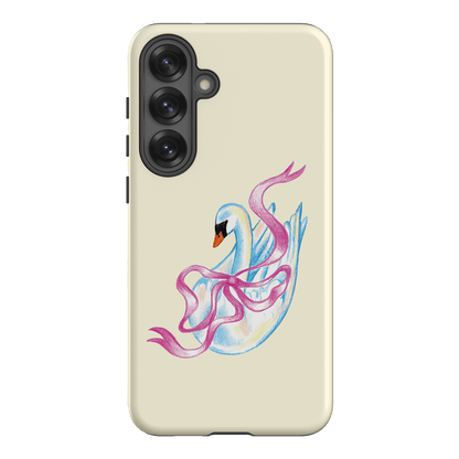 Satin Swan Printed Phone Cases Samsung Galaxy S25 Plus / Armoured by Femke Studio - The Dairy