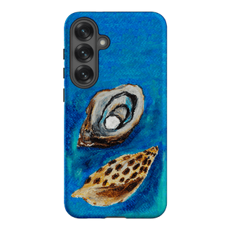Sea Shells Printed Phone Cases Samsung Galaxy S25 Plus / Armoured by Lisa Hu - The Dairy