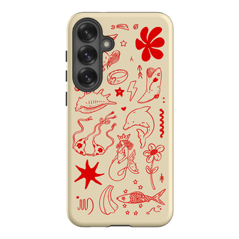 Spiced Cowboy Cream Printed Phone Cases Samsung Galaxy S25 Plus / Armoured by Easty Beasty - The Dairy