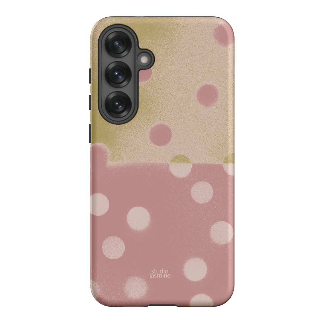 Strawberry Polka Dot Printed Phone Cases Samsung Galaxy S25 Plus / Armoured by Jasmine Dowling - The Dairy