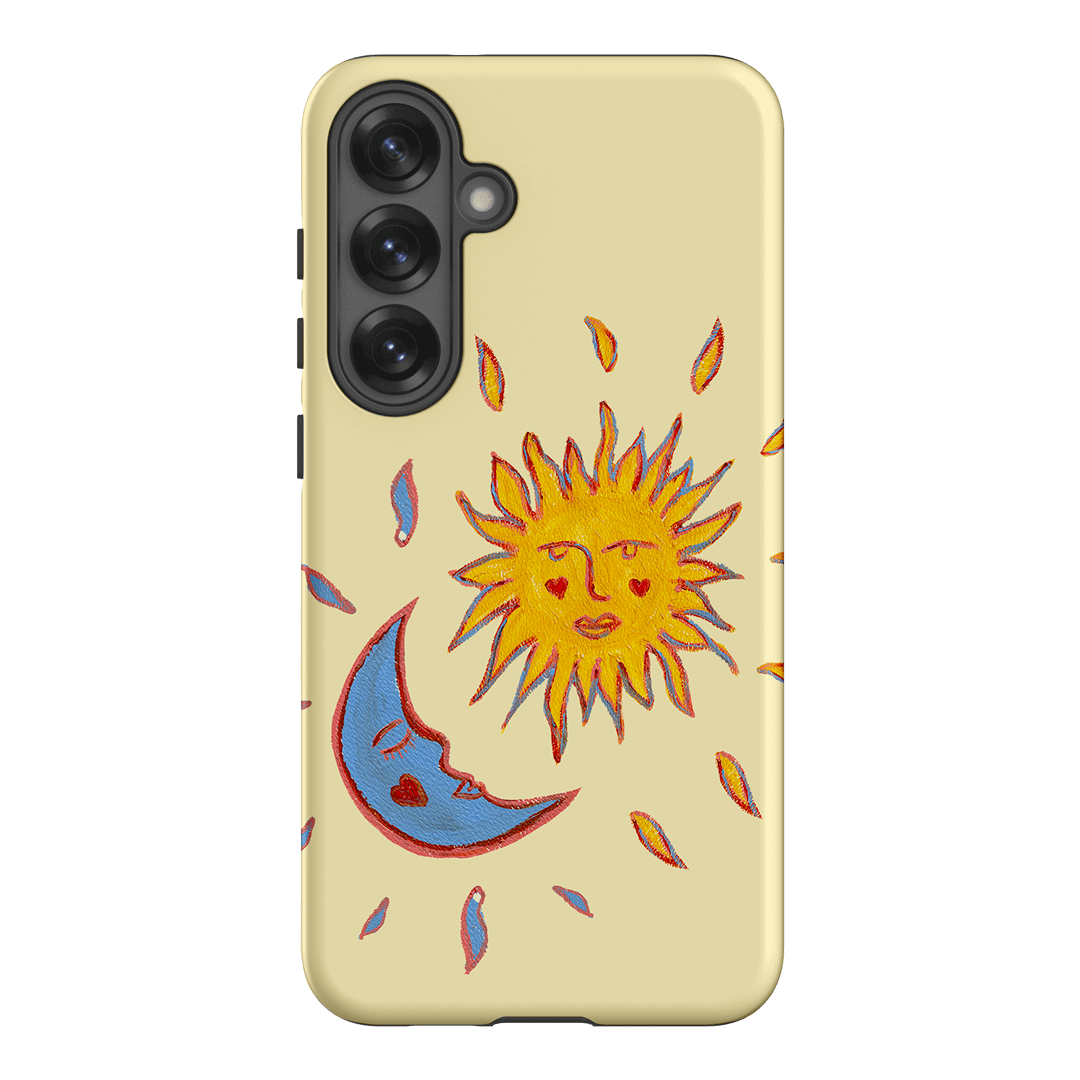 Sun & Moon Yellow Printed Phone Cases Samsung Galaxy S25 Plus / Armoured by BG. Studio - The Dairy
