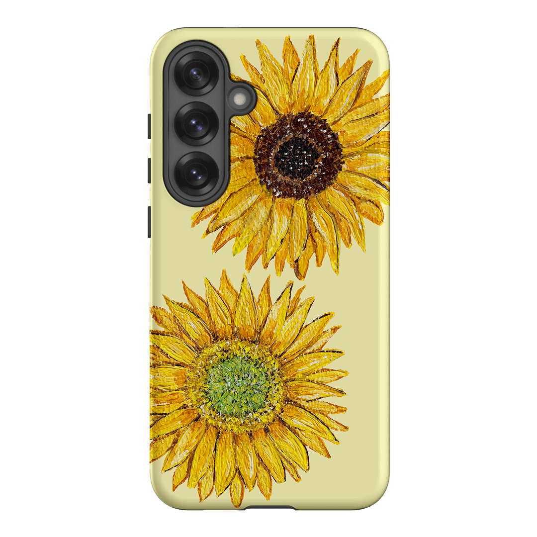 Sunflower Yellow Printed Phone Cases Samsung Galaxy S25 Plus / Armoured by BG. Studio - The Dairy