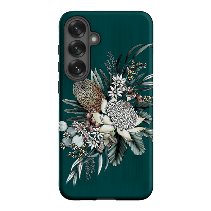 Teal Native Printed Phone Cases Samsung Galaxy S25 Plus / Armoured by Typoflora - The Dairy