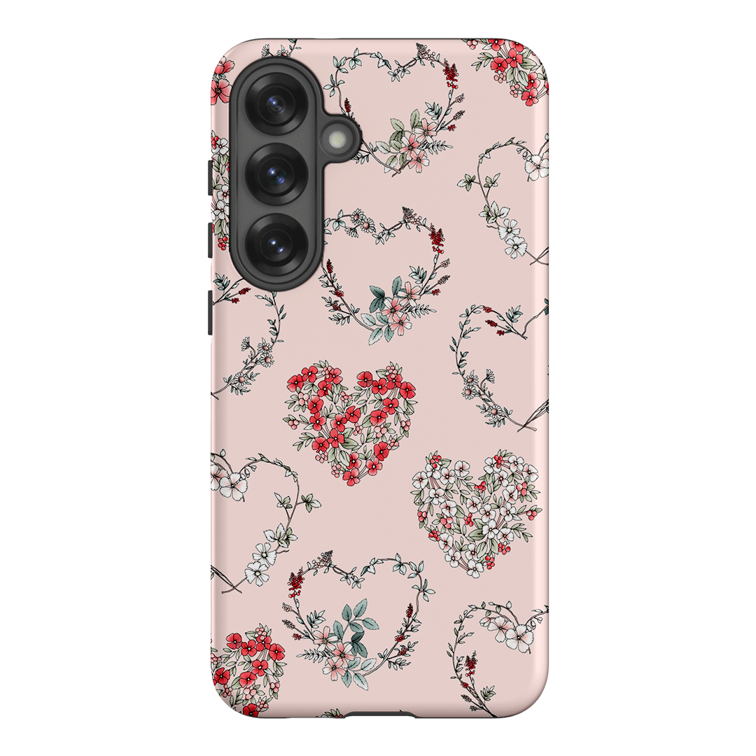 Wild Heart Wreath Printed Phone Cases Samsung Galaxy S25 Plus / Armoured by Typoflora - The Dairy