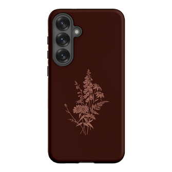 Wildflowers Mocha Printed Phone Cases Samsung Galaxy S25 Plus / Armoured by Typoflora - The Dairy