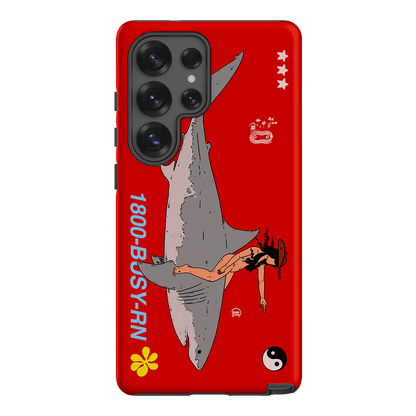 1800-Busy Rn in Red Printed Phone Cases Samsung Galaxy S25 Ultra / Armoured by Easty Beasty - The Dairy