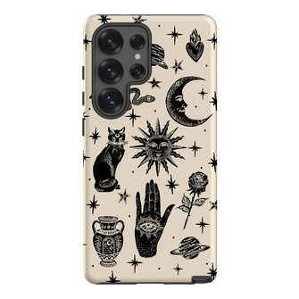Astro Flash Beige Printed Phone Cases Samsung Galaxy S25 Ultra / Armoured by Veronica Tucker - The Dairy