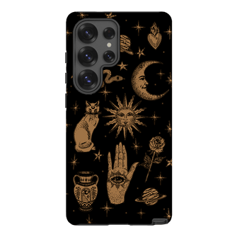 Astro Flash Noir Printed Phone Cases Samsung Galaxy S25 Ultra / Armoured by Veronica Tucker - The Dairy