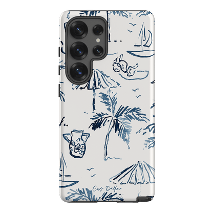 Balmy Blue Printed Phone Cases Samsung Galaxy S25 Ultra / Armoured by Cass Deller - The Dairy
