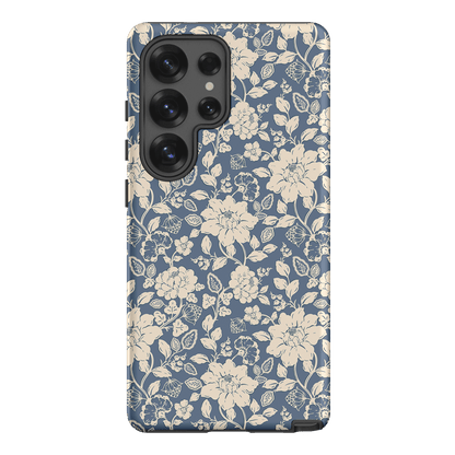 Blue Garden Printed Phone Cases Samsung Galaxy S25 Ultra / Armoured by Kasiags Art - The Dairy