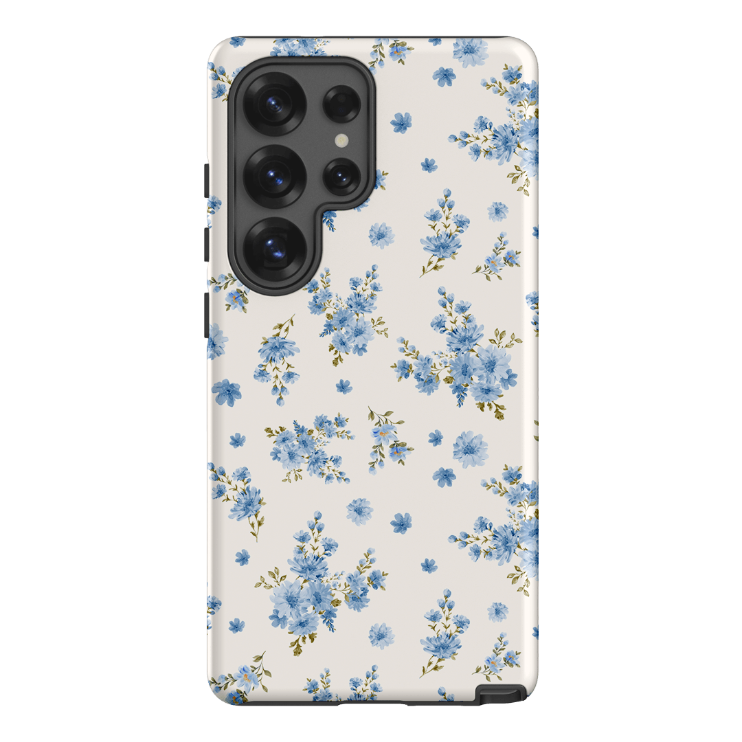 Blue Meadow Printed Phone Cases Samsung Galaxy S25 Ultra / Armoured by Kasiags Art - The Dairy