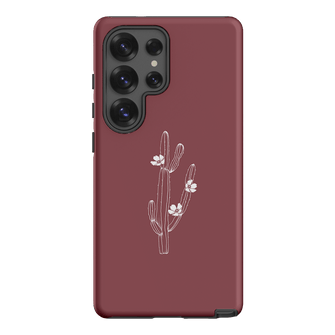 Cactus Flower Printed Phone Cases Samsung Galaxy S25 Ultra / Armoured by Typoflora - The Dairy