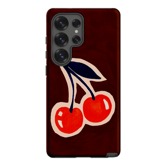 Cherries Printed Phone Cases Samsung Galaxy S25 Ultra / Armoured by Studio Bon - The Dairy