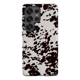 Cowhide Charm Printed Phone Cases Samsung Galaxy S25 Ultra / Armoured by The Dairy - The Dairy