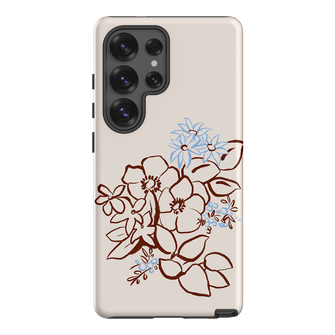 Cream Posy Printed Phone Cases Samsung Galaxy S25 Ultra / Armoured by Typoflora - The Dairy