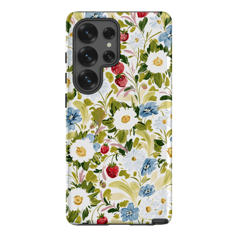 Garden Strawberries Printed Phone Cases Samsung Galaxy S25 Ultra / Armoured by Ellie Mae - The Dairy