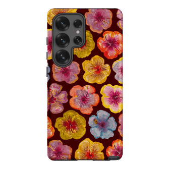 Hibiscus Holiday Rouge Printed Phone Cases Samsung Galaxy S25 Ultra / Armoured by BG. Studio - The Dairy