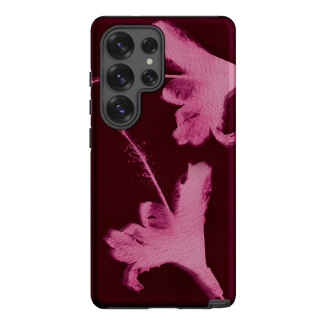 Hibiscus Glow Printed Phone Cases Samsung Galaxy S25 Ultra / Armoured by Sally Hungerford - The Dairy