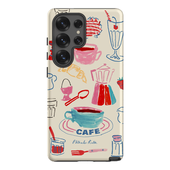 Home Cafe Printed Phone Cases Samsung Galaxy S25 Ultra / Armoured by Phthalo Ruth - The Dairy