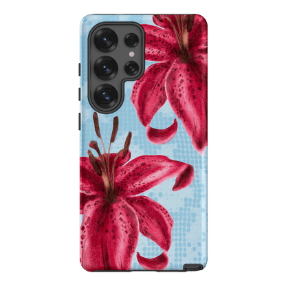Lillies Printed Phone Cases Samsung Galaxy S25 Ultra / Armoured by Sally Hungerford - The Dairy