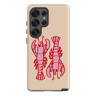 Lobster Love Peach Printed Phone Cases Samsung Galaxy S25 Ultra / Armoured by The Dairy - The Dairy