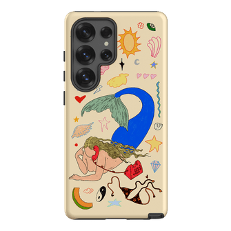 Mermaid Salad Cream Printed Phone Cases Samsung Galaxy S25 Ultra / Armoured by Easty Beasty - The Dairy