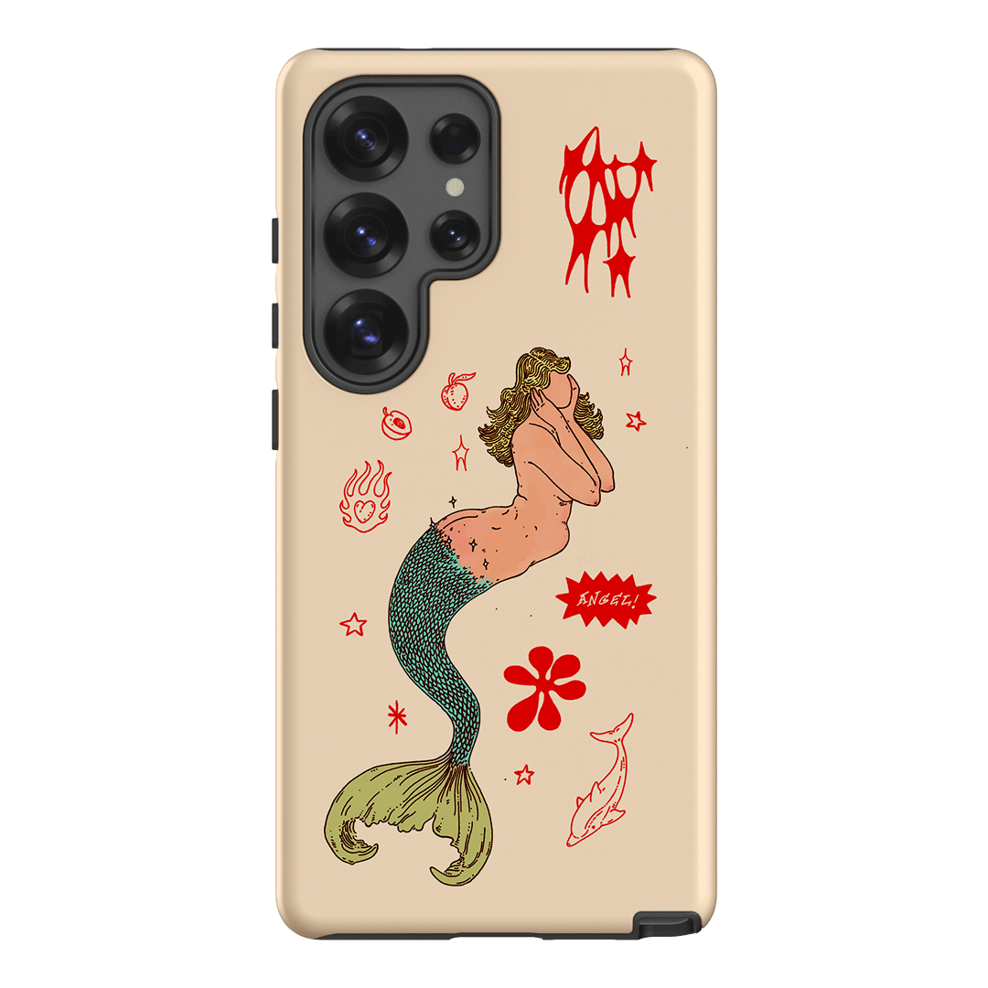 Mimi Cream Printed Phone Cases Samsung Galaxy S25 Ultra / Armoured by Easty Beasty - The Dairy