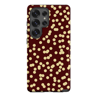 Mini Confetti Burgundy Butter Printed Phone Cases Samsung Galaxy S25 Ultra / Armoured by Veronica Tucker - The Dairy