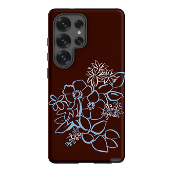 Mocha Posy Printed Phone Cases Samsung Galaxy S25 Ultra / Armoured by Typoflora - The Dairy