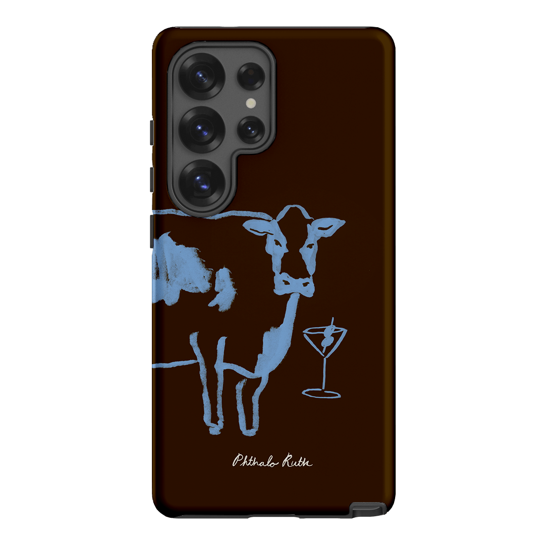 Mootini Espresso Printed Phone Cases Samsung Galaxy S25 Ultra / Armoured by Phthalo Ruth - The Dairy
